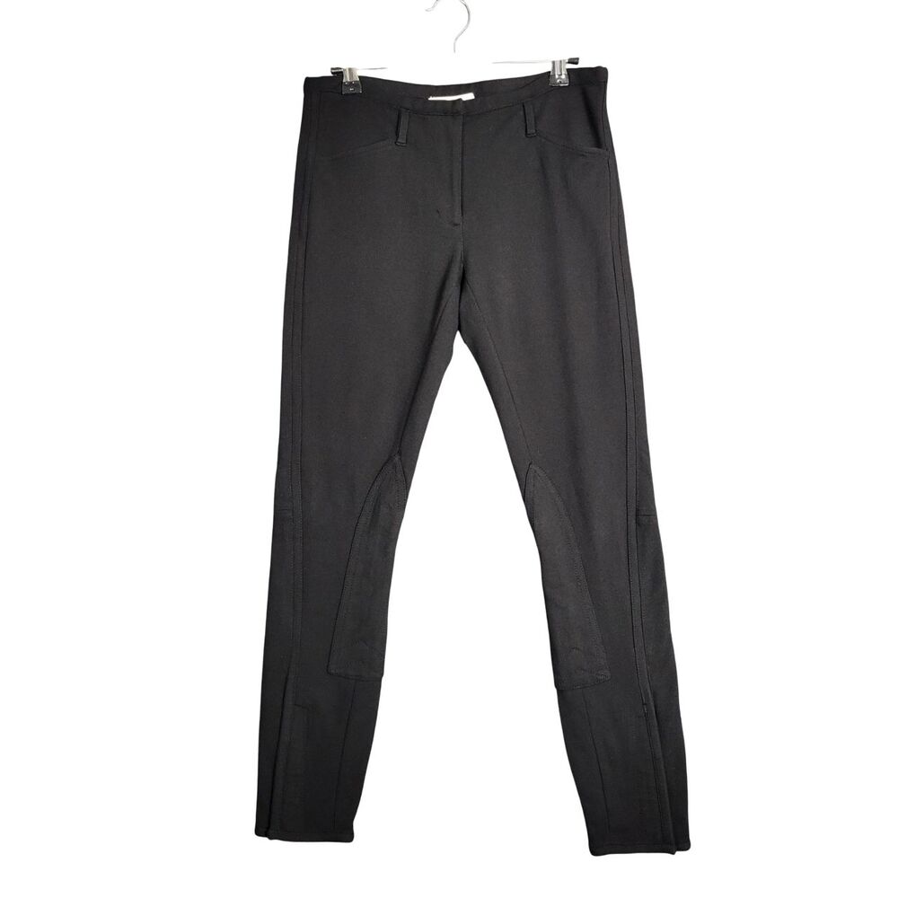 3.1 PHILLIP LIM Black Cropped Ankle Zip Pants Stretch Riding Equestrian SIZE 2